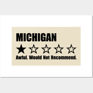 Michigan One Star Review Posters and Art